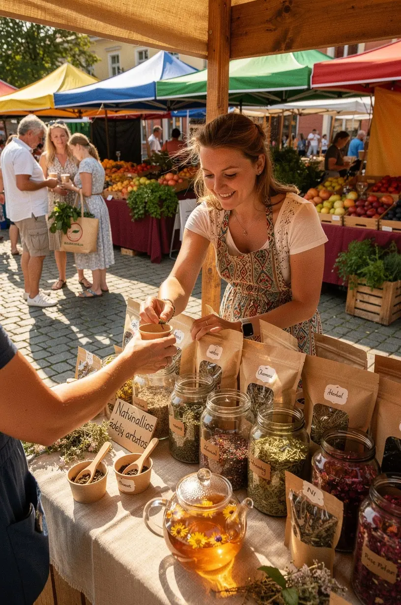 Dienos planavimo kalendorius su pažymėtais arbatos pertraukėlių laikais ant stalo