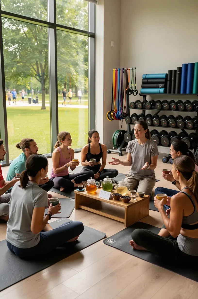 Rankos laikantis arbatos puodelį prie lango, simbolizuojančios kasdienio arbatos ritualo ir pusiausvyros siekį sveikoje dienos struktūroje